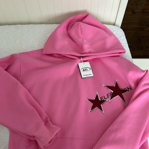 aelfric eden pink star hoodie